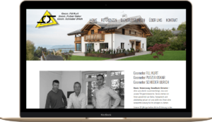 Webseite für Geometer Fill Putzer Schieder