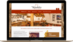 Webseite für Restaurant Hexenkeller