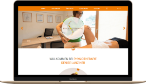 Webseite für Physiotherapeutin Denise Lanziner - Kastelruth