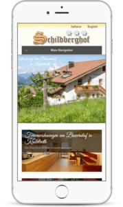 Webseite für Urlaub auf dem Bauernhof Schildberghof