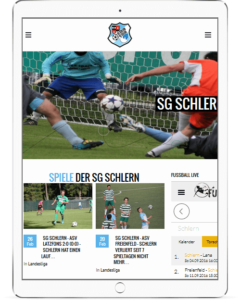 Webseite für Vereine SG Schlern