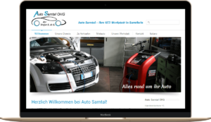 Webseite für Auto Sarntal