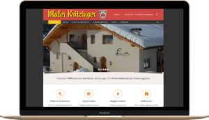 Webseite Maler Kritzinger