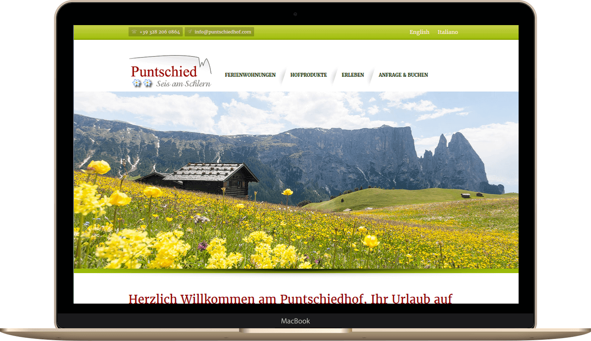 Webseite Puntschiedhof