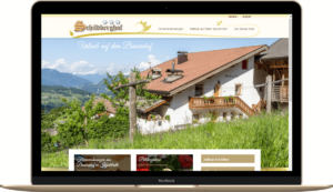 Webseite Urlaub auf dem Bauernhof - Schildberghof