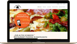 Webseite Zur alten Schmiede