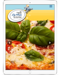 Webseite für Restaurant Pizzeria Zum Woscht